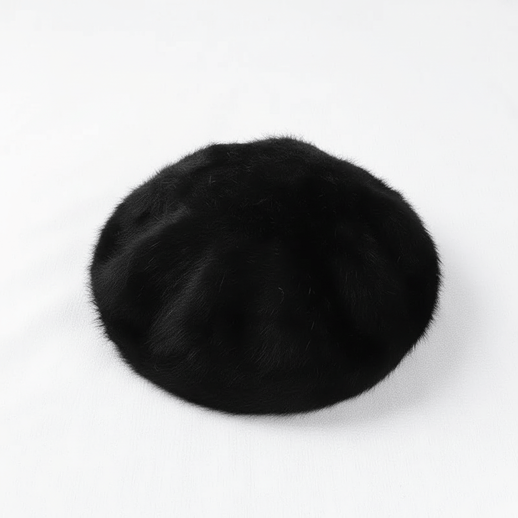 Béret Basque Femme Fourrure