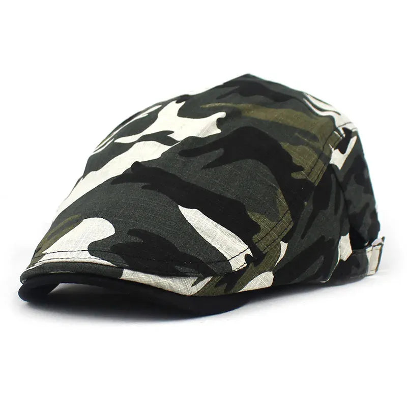 Béret Camouflage en Coton Réglable