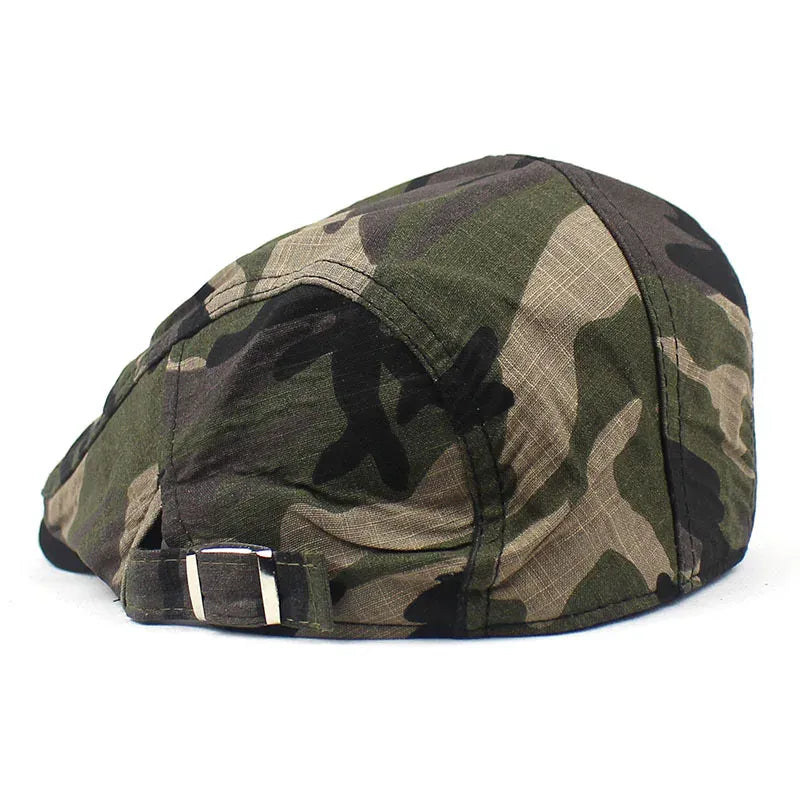 Béret Camouflage en Coton Réglable