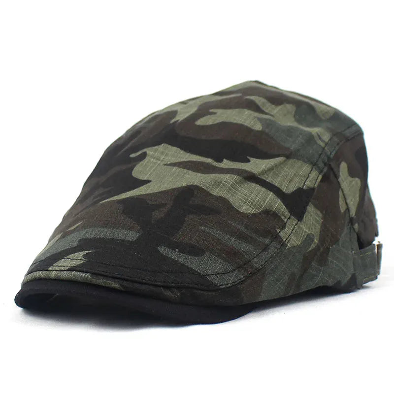 Béret Camouflage en Coton Réglable