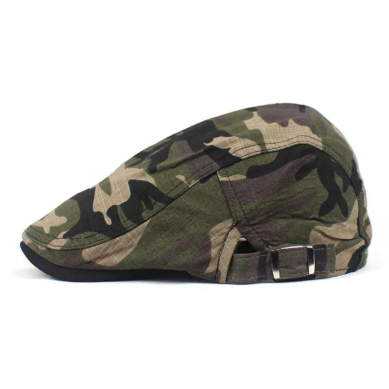 Béret Camouflage en Coton Réglable