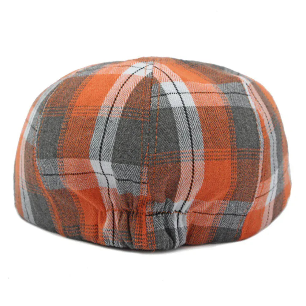 Béret Casquette Gavroche à Carreaux