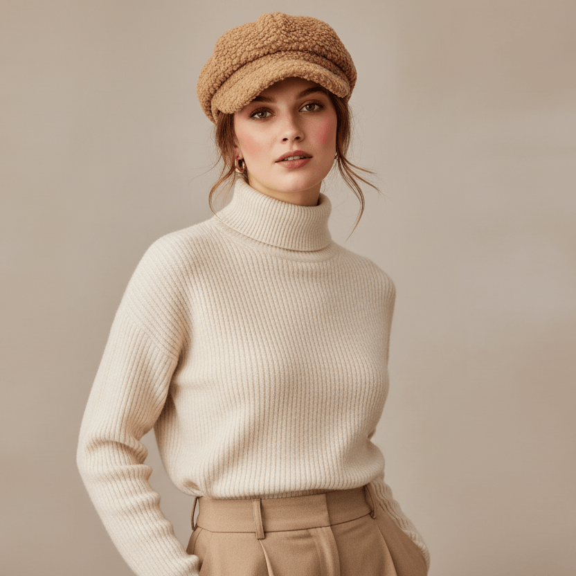 Béret Casquette Gavroche Femme Polaire
