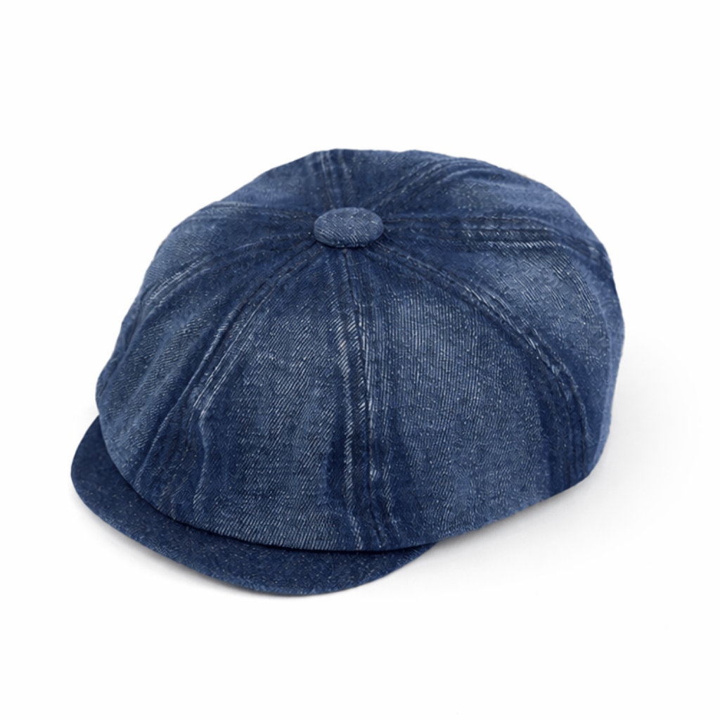 Béret Casquette Gavroche Unisexe Denim