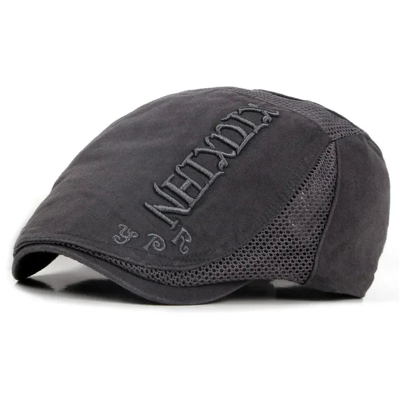 Béret Coton Brodée Ajouré