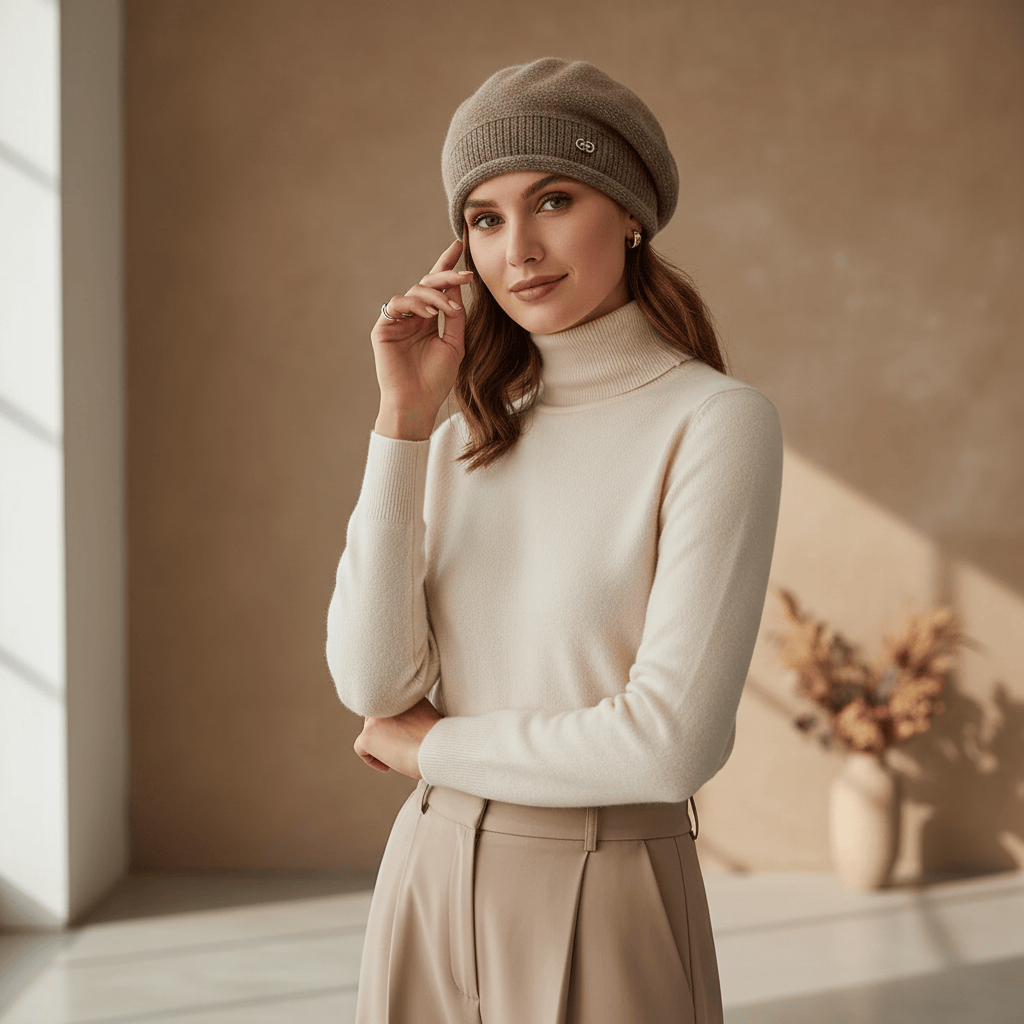 Béret Femme Classe Hiver