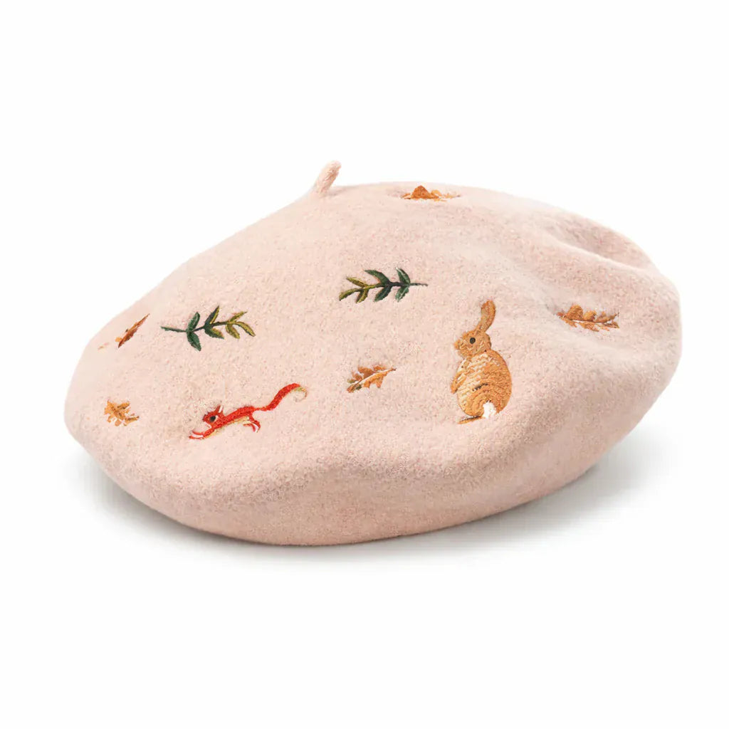 Béret Femme Coton à Motif