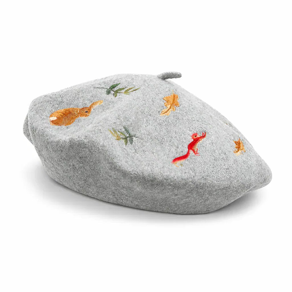 Béret Femme Coton à Motif