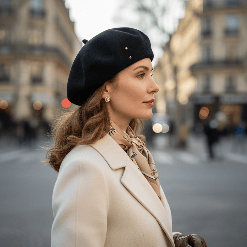 Béret Femme en Laine Douce