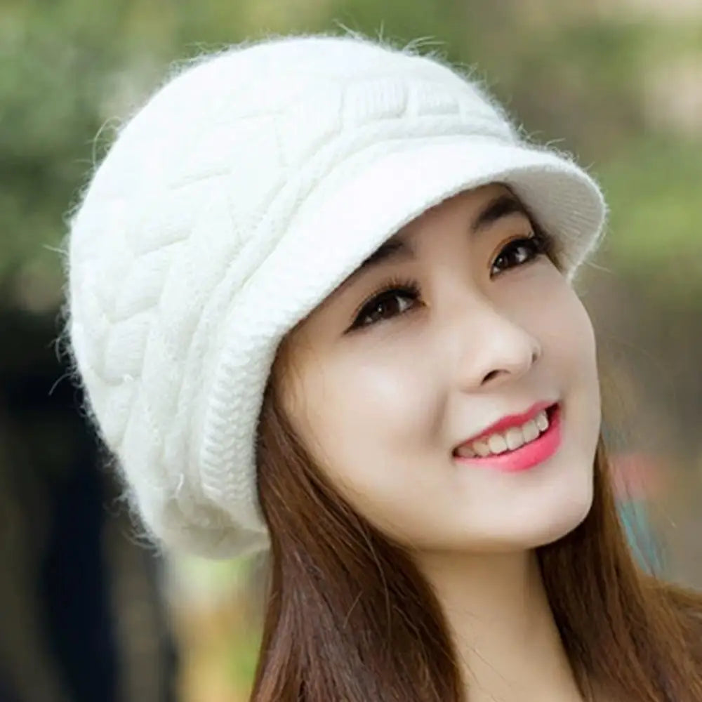 Béret Femme Épais Polaire Hiver