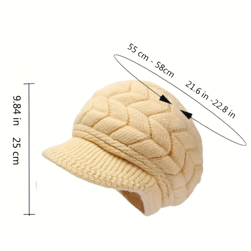 Béret Femme Épais Polaire Hiver