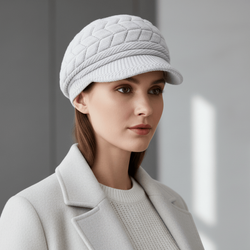 Béret Femme Épais Polaire Hiver