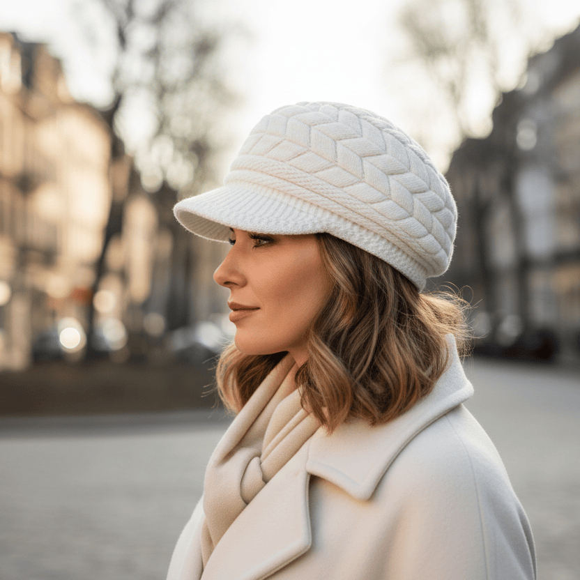 Béret Femme Épais Polaire Hiver