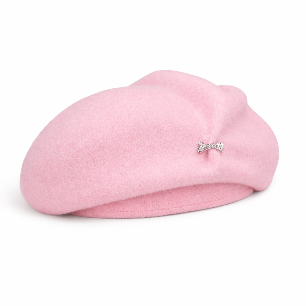 Béret Femme Raffiné avec Broche