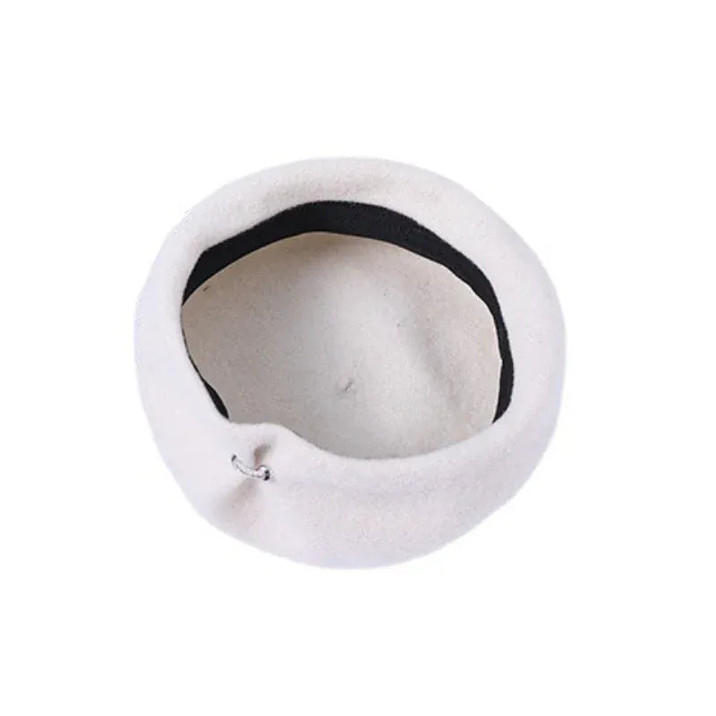 Béret Femme Raffiné avec Broche