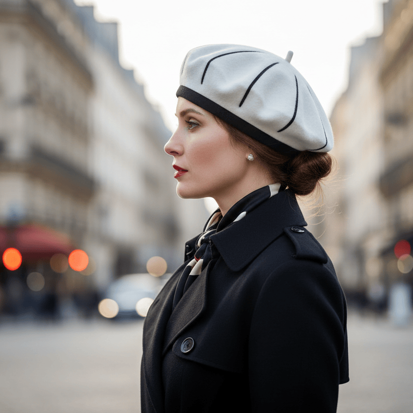 Béret Femme Rayure