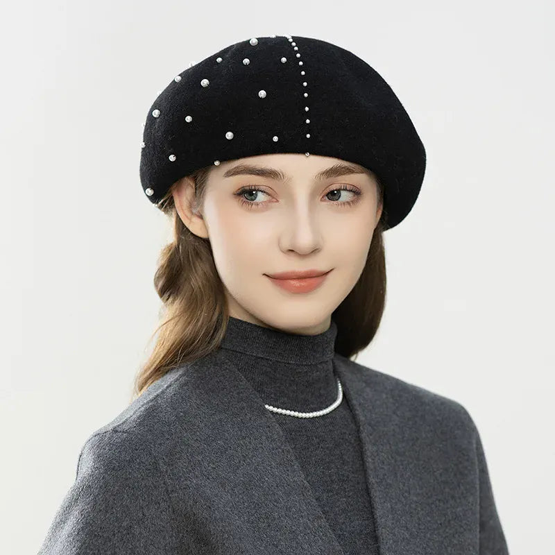 Béret Femme Scintillant Luxe