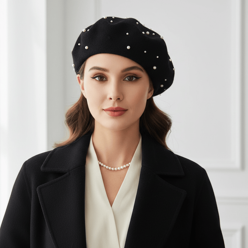 Béret Femme Scintillant Luxe