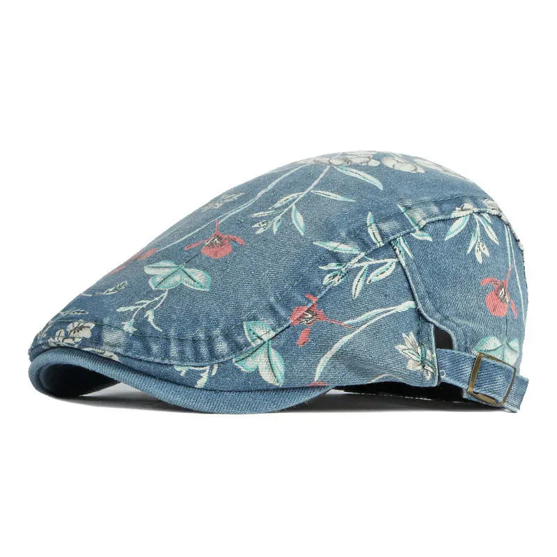 Béret Homme à Fleur