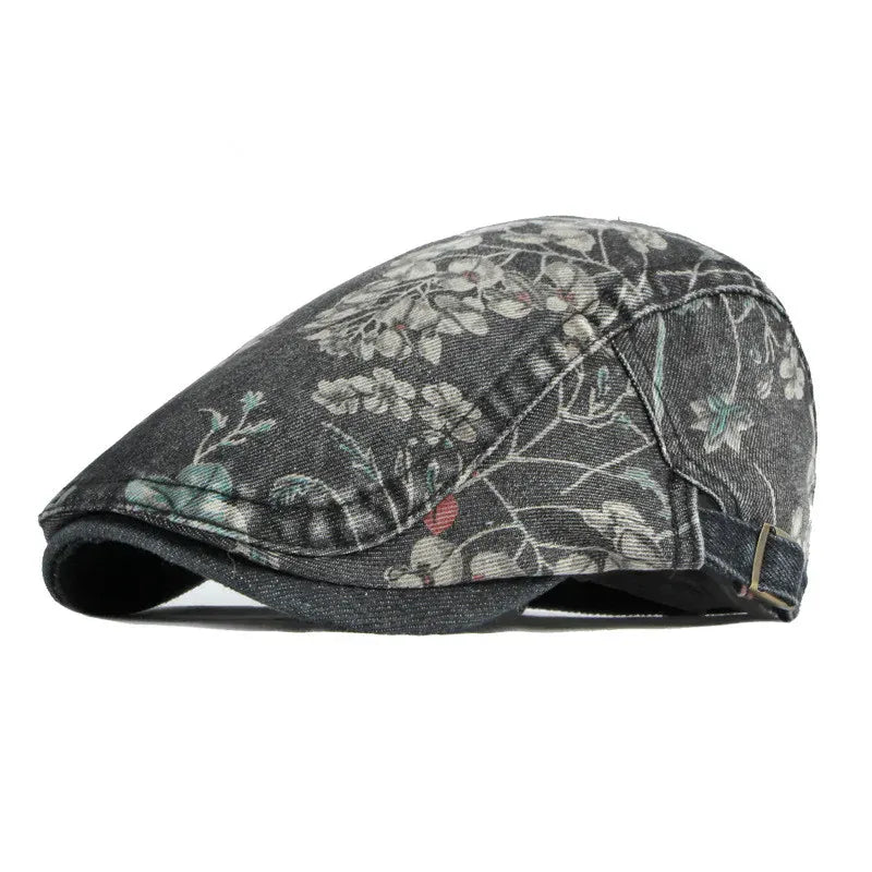 Béret Homme à Fleur