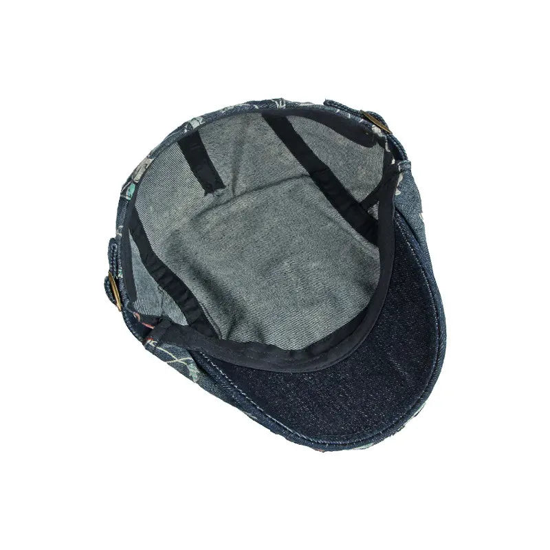 Béret Homme à Fleur