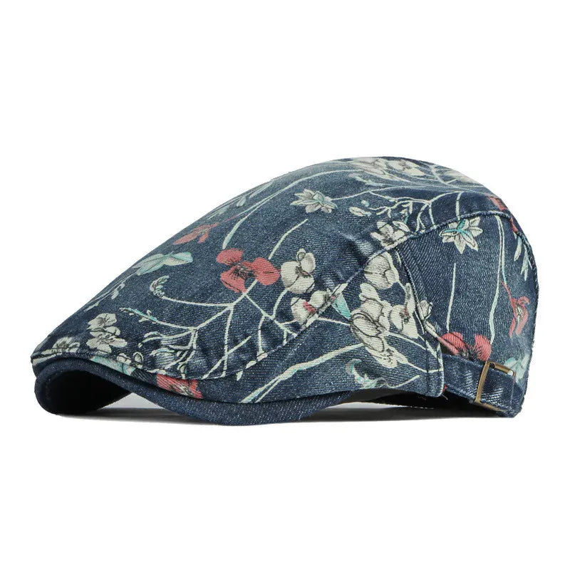 Béret Homme à Fleur