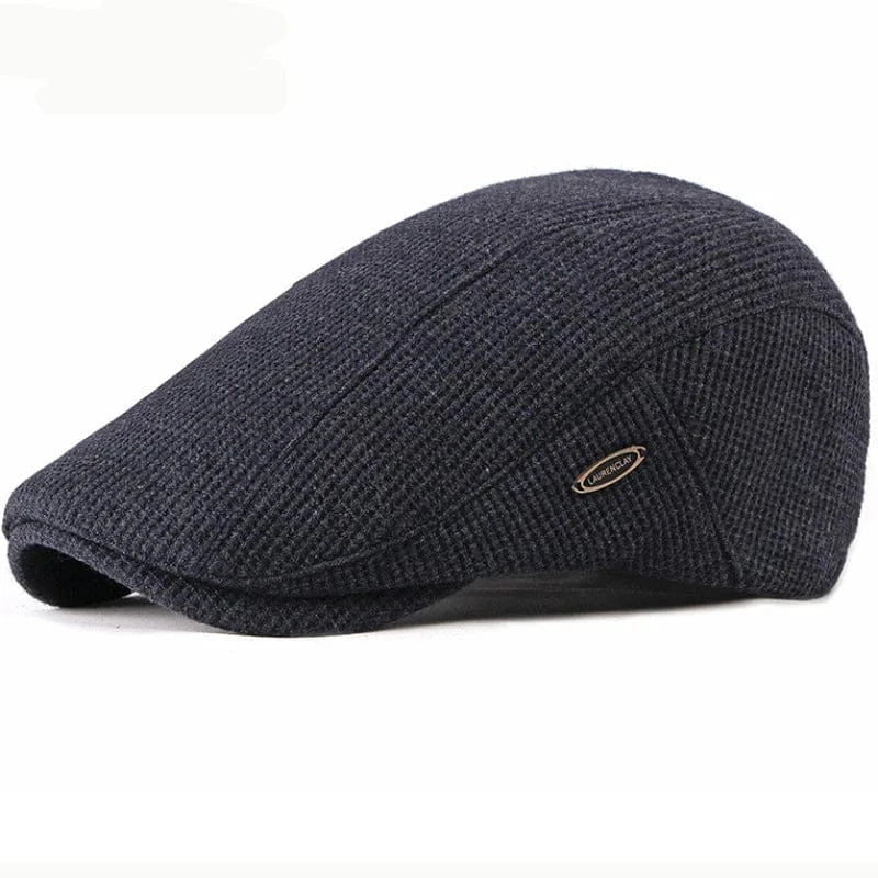 Béret Homme Classique en Laine Texturé