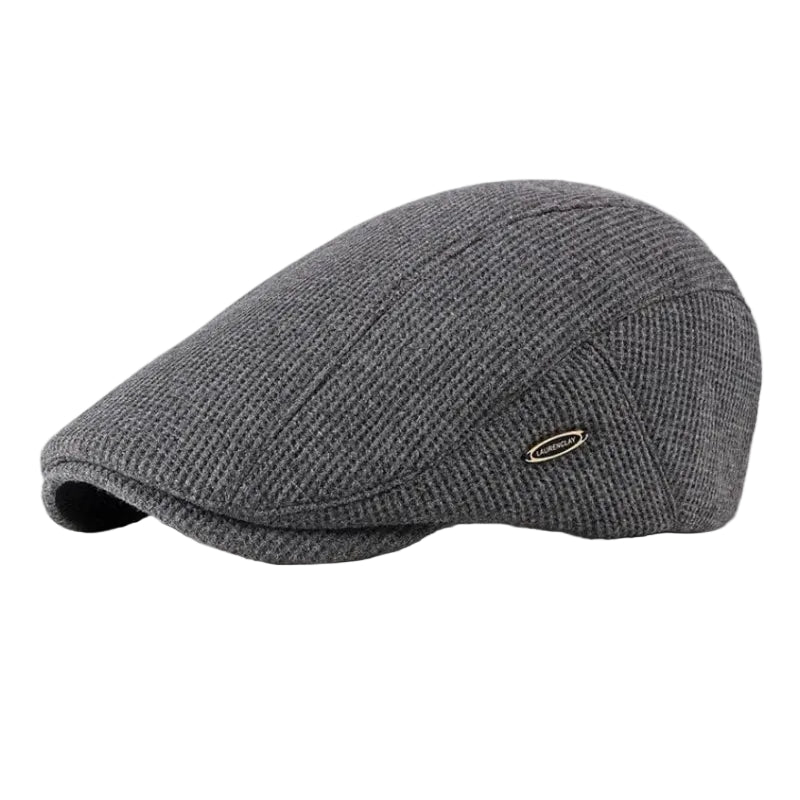 Béret Homme Classique en Laine Texturé