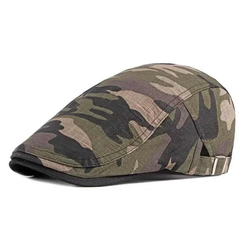 Béret Homme Coton Camouflage