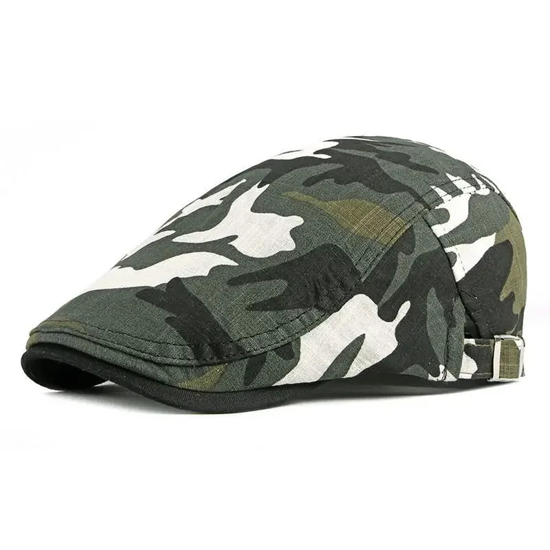 Béret Homme Coton Camouflage