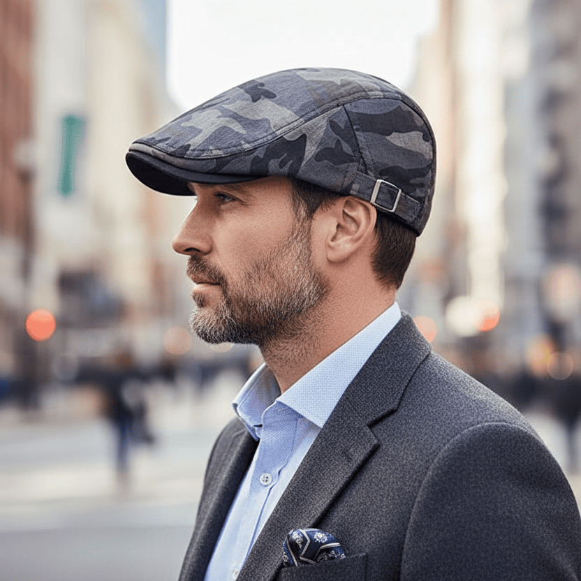 Béret Homme Coton Camouflage