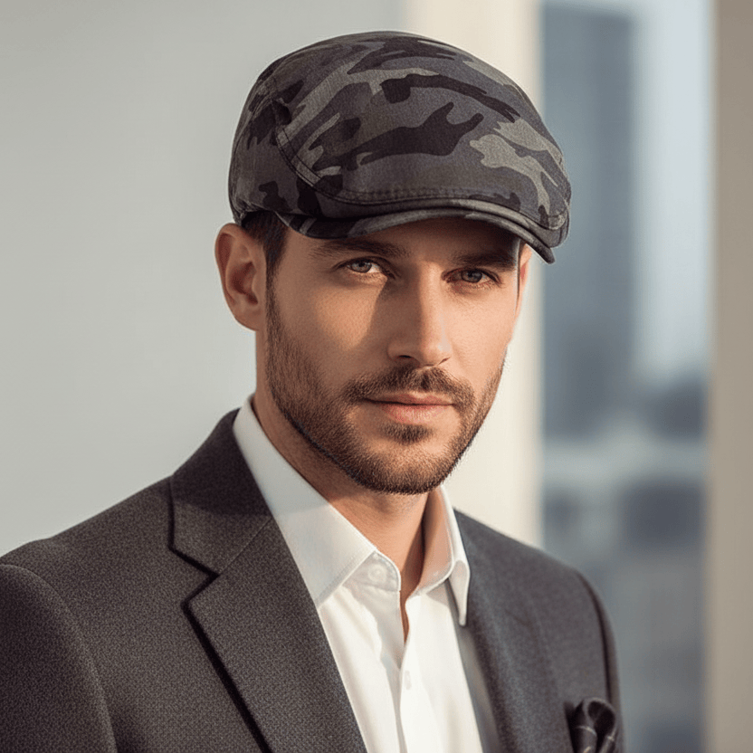 Béret Homme Coton Camouflage