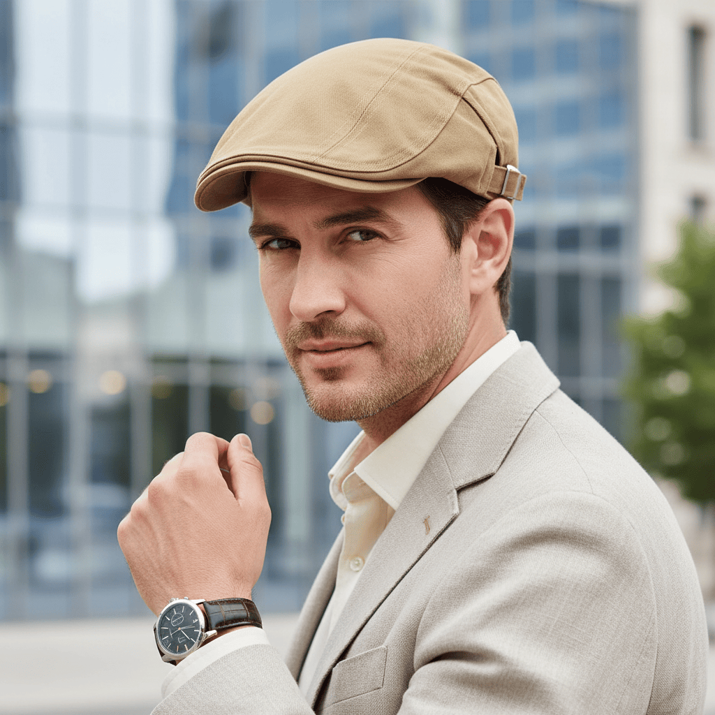 Béret Homme Coton Raffiné