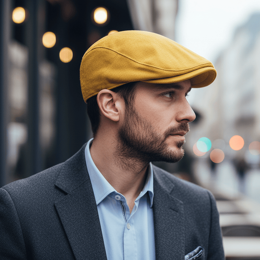 Béret Homme en Coton Léger