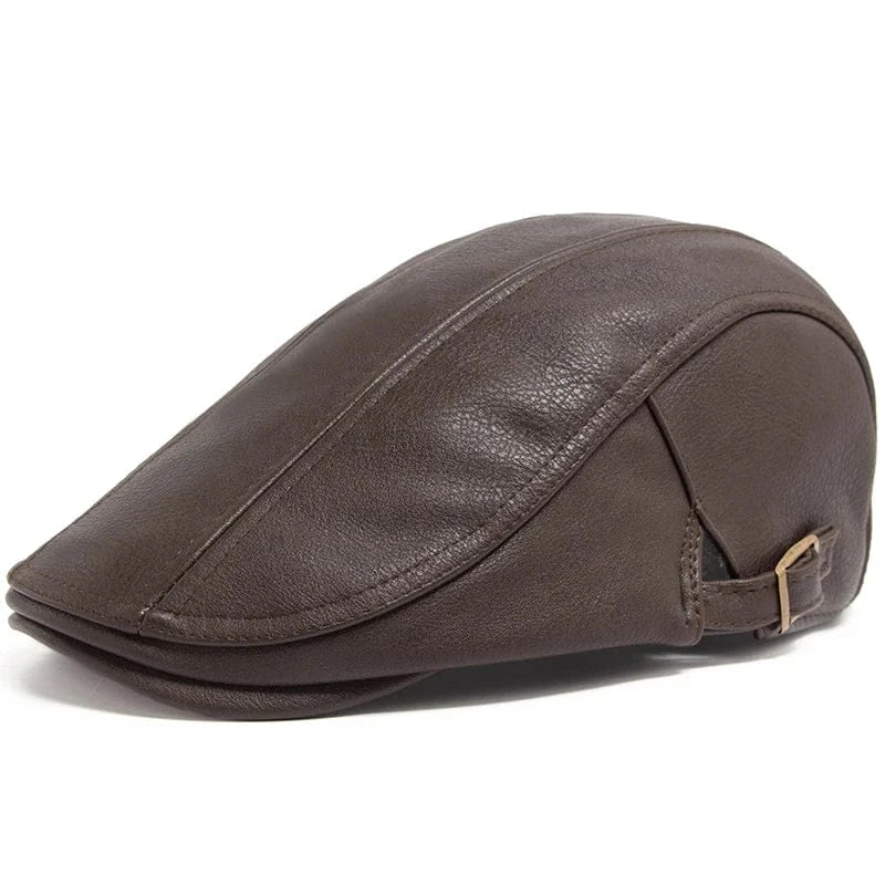 Béret Homme en Cuir