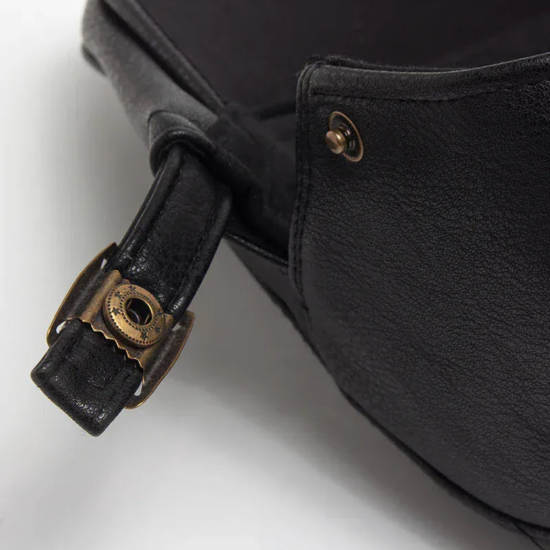 Béret Homme en Cuir