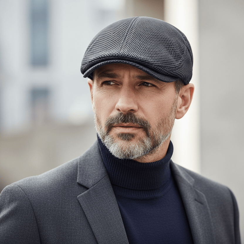 Béret Homme en Tissu Aéré Réglable