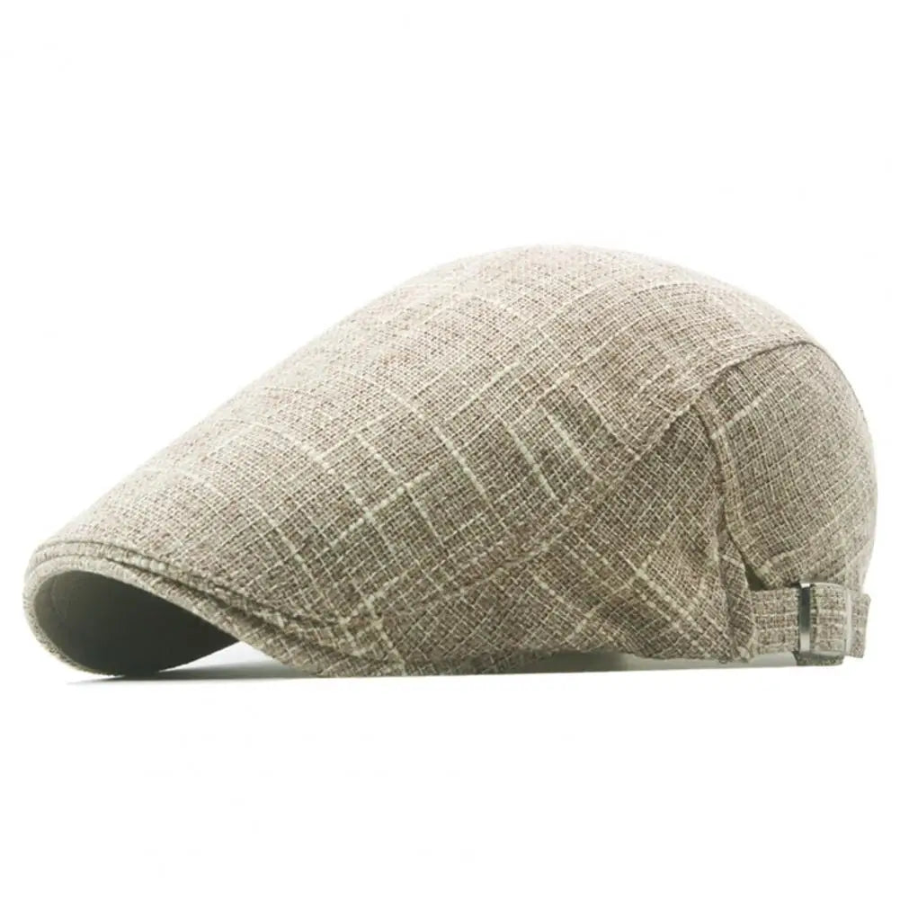 Béret Homme Vintage en Lin Léger