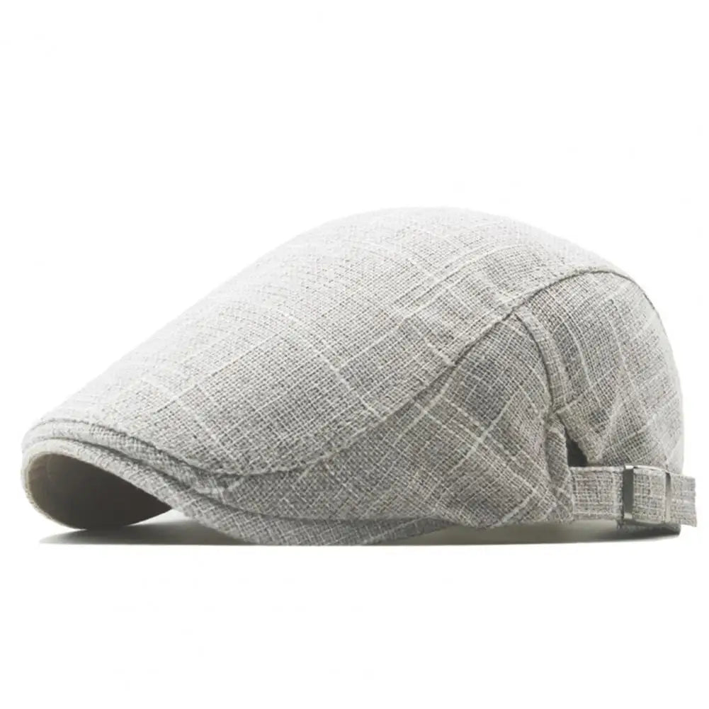 Béret Homme Vintage en Lin Léger