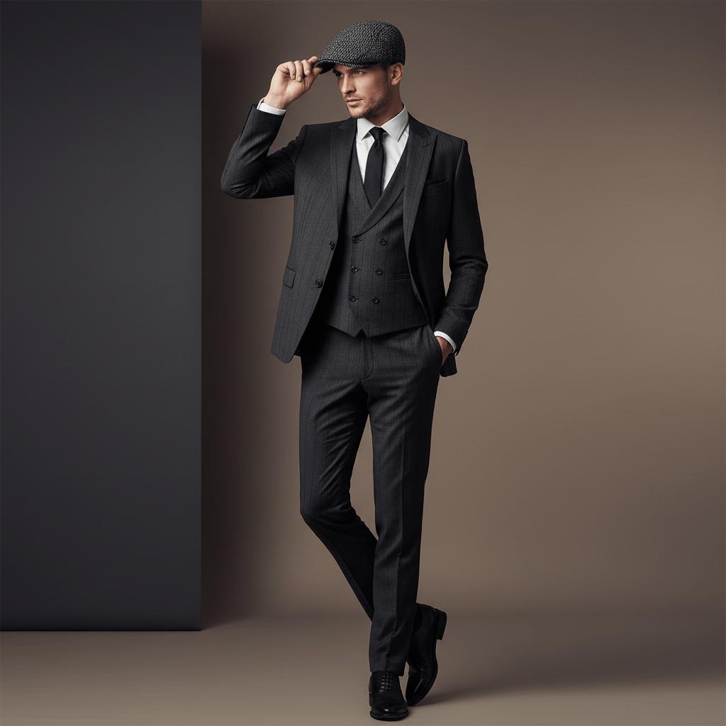 Béret Homme Vintage en Lin Léger