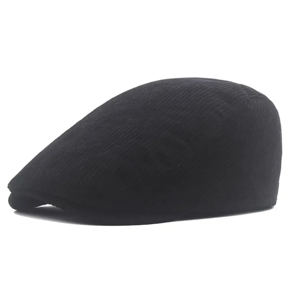 Béret Homme Vintage en Velours Côtelé