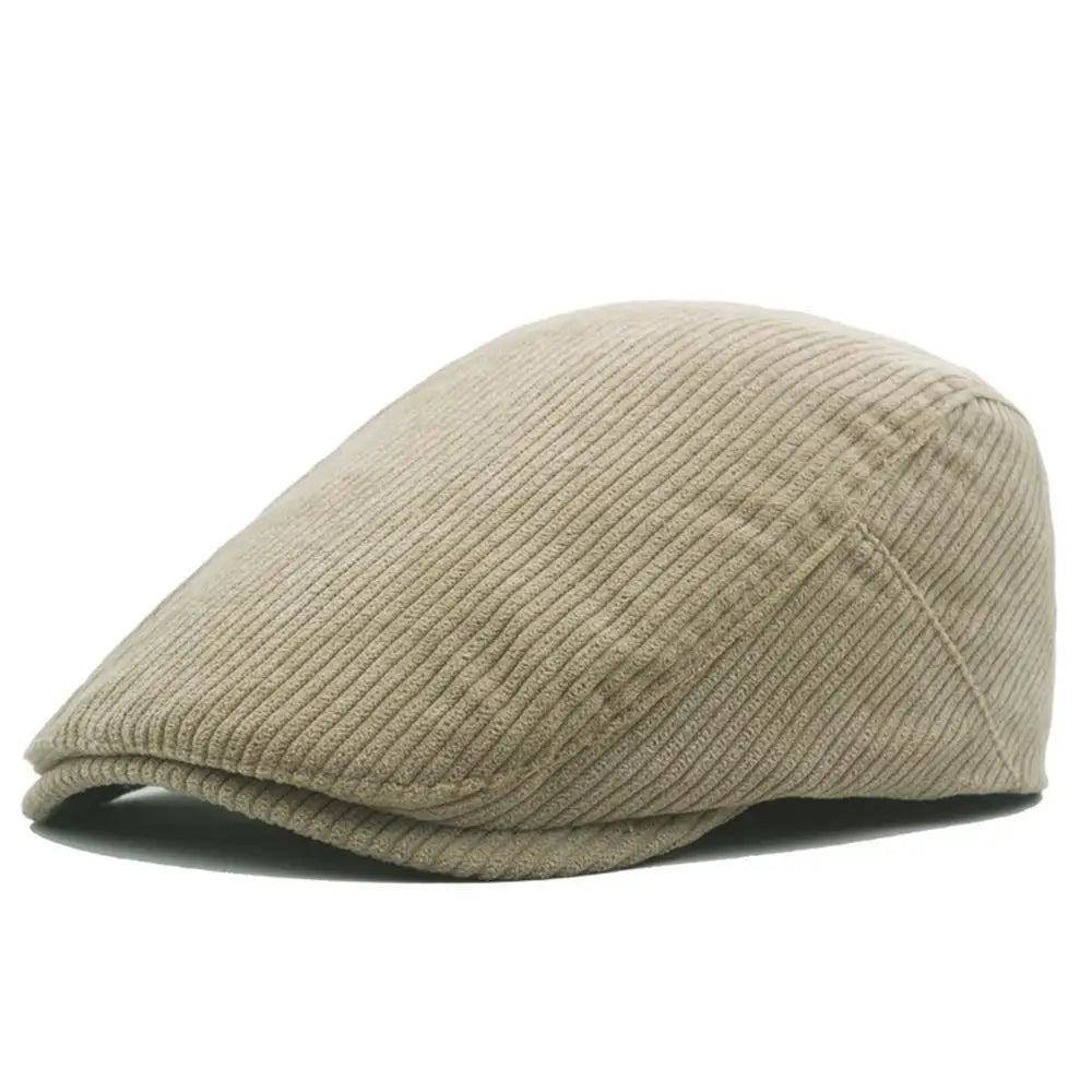 Béret Homme Vintage en Velours Côtelé
