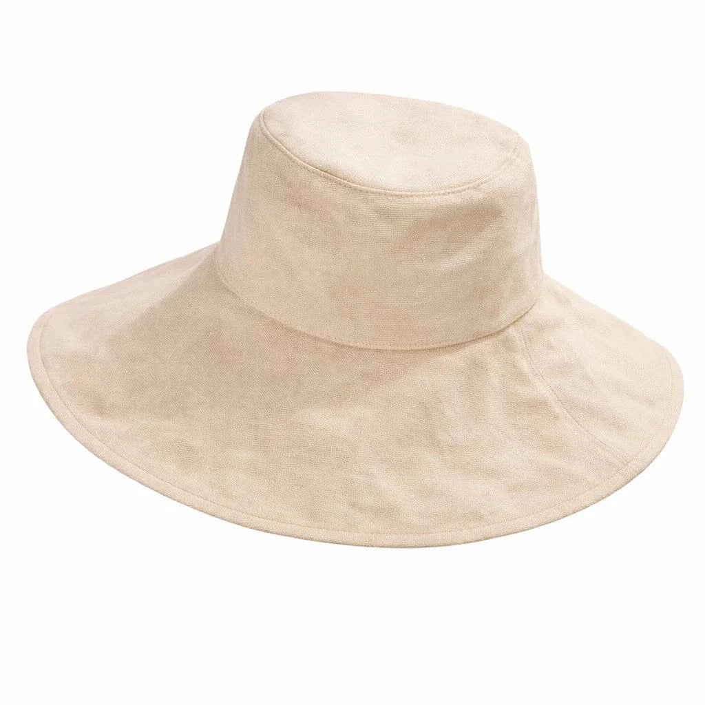 Bob Femme Coton Pliable à Large Bord