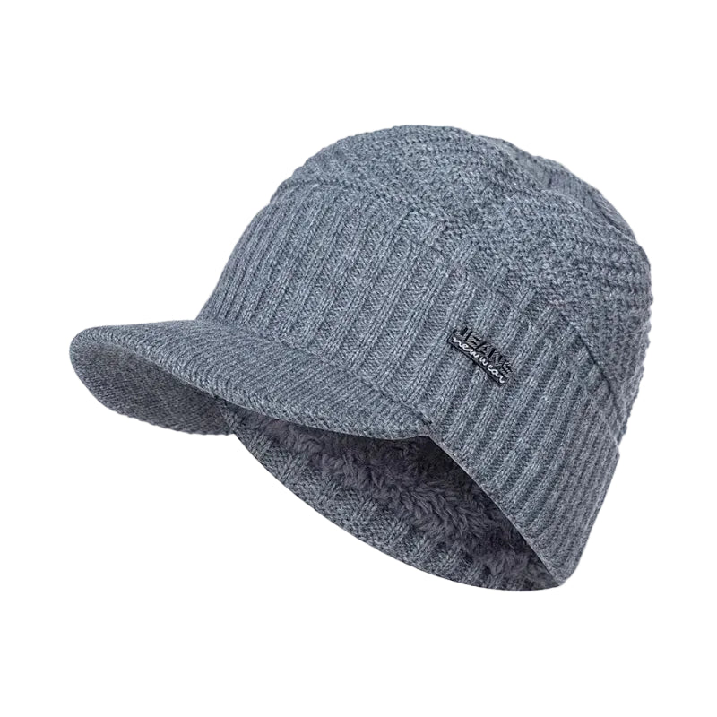 Bonnet Casquette Tricoté Polaire