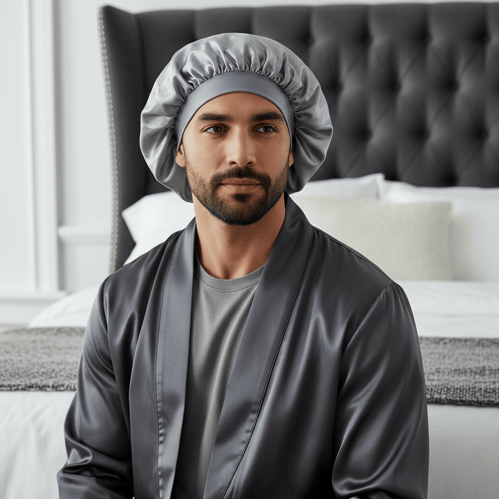 Bonnet de Nuit en Satin