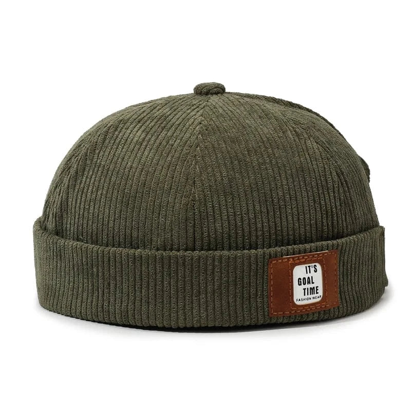 Bonnet Docker Velours Côtelé