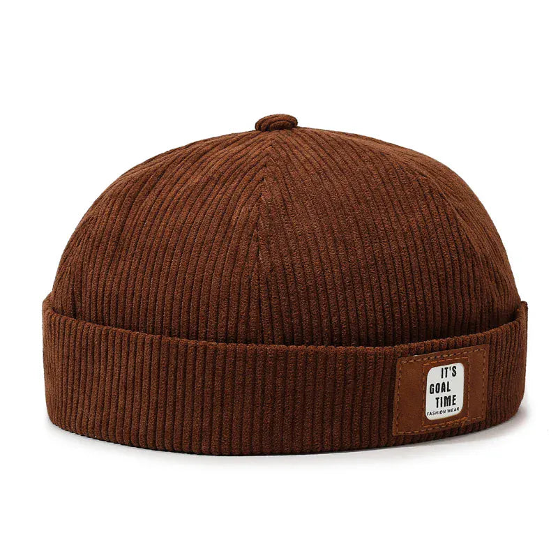 Bonnet Docker Velours Côtelé