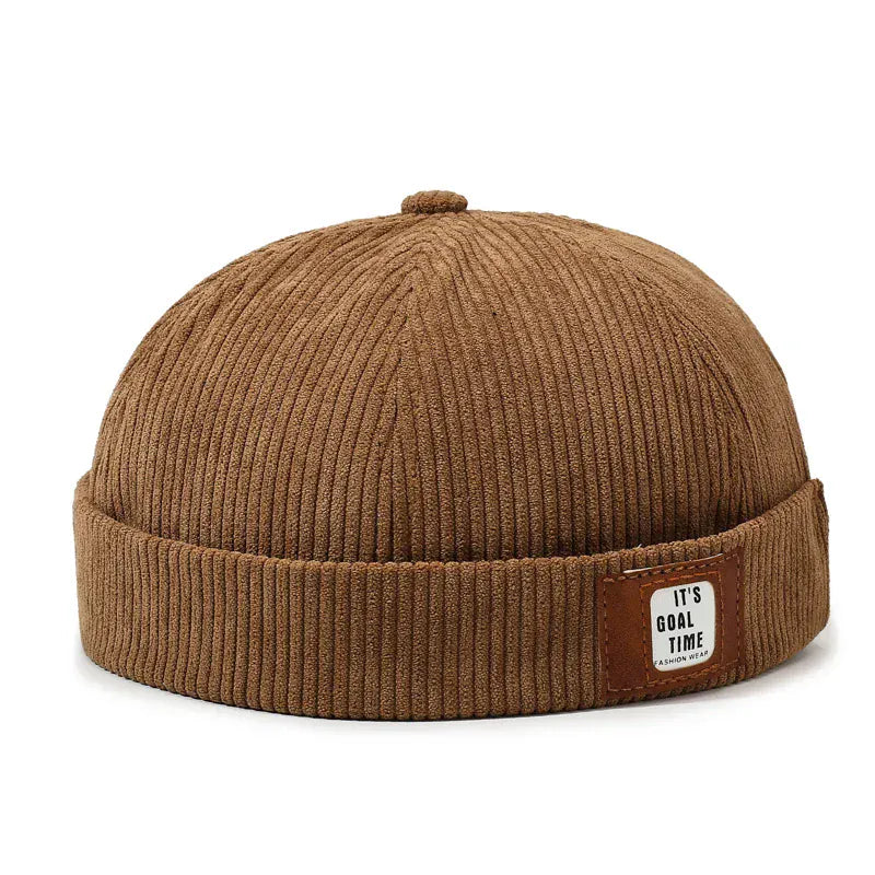 Bonnet Docker Velours Côtelé