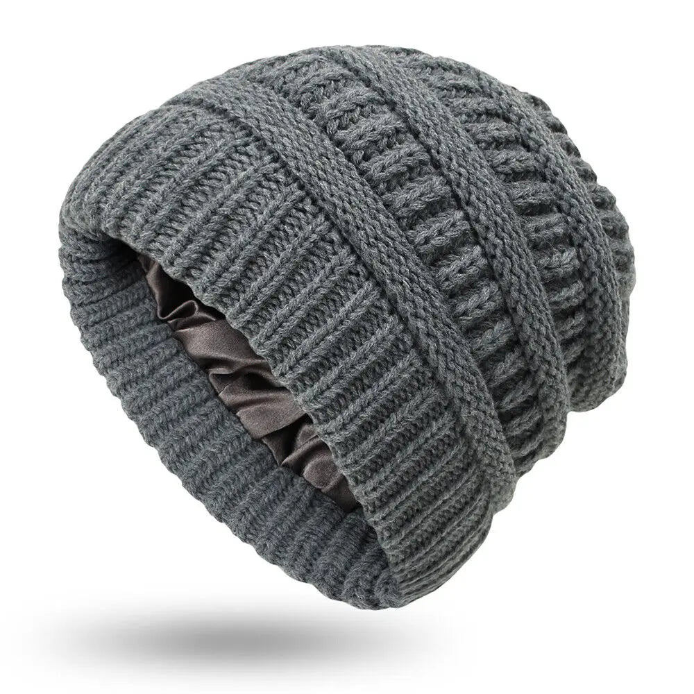 Bonnet Femme doublé en satin