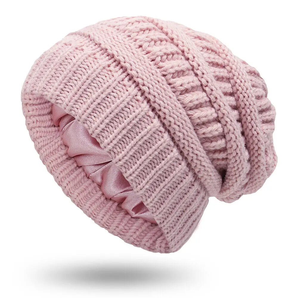 Bonnet Femme doublé en satin